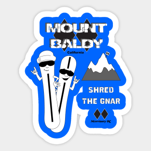 Mount Baldy Steeps Sticker